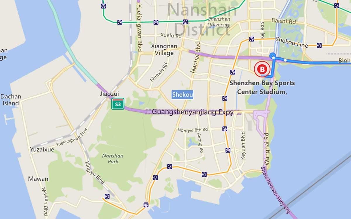 ਨਕਸ਼ਾ ਦੇ ਸ਼ੇਨਜ਼ੇਨ bay
